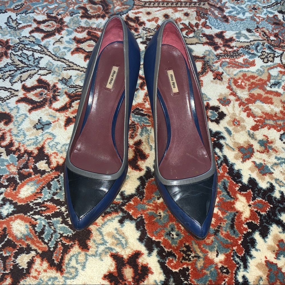 Unique Miu Miu Colorblock Pumps - image 1
